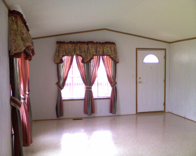 View of living room of 14633 National Drive.